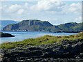 NM7417 : Seil - Ellenabeich beneath Dùn Mòr from Luing by Rob Farrow