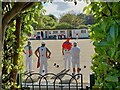 ST3087 : Bowls match, Belle Vue Park (4) by Robin Drayton