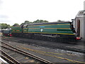 TL0997 : Battle of Britain 4-6-2 Pacific class locomotive at Wansford station on the Nene Valley Railway by Paul Bryan