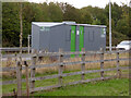 SO8854 : Welfare pod by the A4440, Worcester by Chris Allen