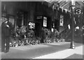 SE0924 : Halifax station, Platform 3 on the occasion of a Royal visit by George Craven