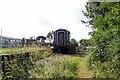 NZ9208 : The old track bed at Hawsker Railway Station by Jeff Buck