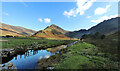 NY1914 : Upstream Warnscale Beck, looking to Fleetwith Pike by Andy Waddington