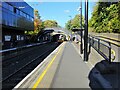 NZ2567 : Train coming into South Gosforth Station by Robert Graham