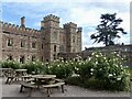 SO5252 : Courtyard, Hampton Court Castle by Robin Drayton