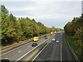 TL5224 : M11 motorway near Stansted Mountfitchet by Malc McDonald