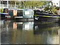 TQ1777 : Houseboats on the Grand Union Canal above Brentford Gauging Lock by Rod Allday