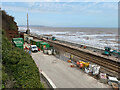 SX9676 : Works at Dawlish station by Robin Stott