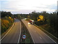 TL5121 : Dusk on the A120 near Stansted Airport by Malc McDonald