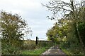  : Diss, Walcot Green: Gated farm track by Michael Garlick