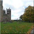 NZ2742 : The entrance to Durham Cathedral by Gerald England