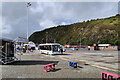 SM9539 : Fishguard Harbour Quay by David Dixon