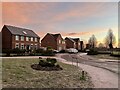 SJ8146 : Edge of housing estate, Silverdale by Jonathan Hutchins