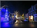 SZ0190 : Christmas lights in Poole High Street by Malc McDonald