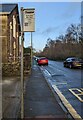 ST2292 : Park Place bus stop sign, Crosskeys by Jaggery