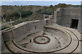 TA3910 : Gun emplacement, Spurn Head by Hugh Venables