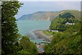 SS7249 : View over Lynmouth Bay by Lauren