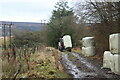 SO2408 : Tractor on track above Forge Side by M J Roscoe