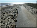 TA4214 : Remains of the road to Spurn Point by Christine Johnstone