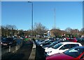 SE1423 : Footway alongside the Tesco car park by Humphrey Bolton