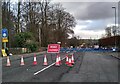 NS5574 : Road closed by Richard Sutcliffe