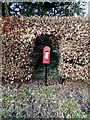 NY9172 : Letter box by Haughton Castle by Oliver Dixon