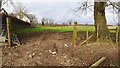 NY5161 : Gateway across footpath as it approaches Crooked Holme by Roger Templeman