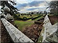 NC8500 : Dunrobin Castle Gardens in Winter, Sutherland (fish-eye lens) by Andrew Tryon