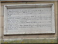 SK1109 : Inscription above the Guildhall, Lichfield by David Hillas