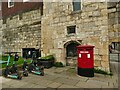 SE6052 : Queen Margaret's Arch, with scooters and postbox by Stephen Craven