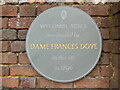 SU8692 : Plaque outside Wycombe Abbey School (1) by David Hillas