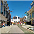 SO9198 : Victoria Street pedestrianised in Wolverhampton by Roger  D Kidd