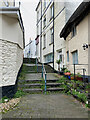 SX9676 : Steps up from Beach Street, Dawlish by Robin Stott