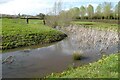 SO8134 : Remains of moat at Pendock Moor by Philip Halling