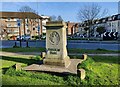 TQ3005 : Stone pillar at Preston Park by Mat Fascione