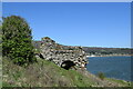 NT2385 : Ruined lime kiln, Lammerlaws Point, Burntisland by Bill Harrison