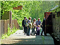 SO7484 : Boarding the train to Kidderminster by Roger  D Kidd