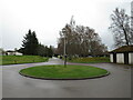 NH9013 : Turning circle in Dalfaber Golf & Country Club, Aviemore by Malc McDonald