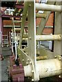 SJ8233 : Mill Meece Pumping Station  pump cranks by Alan Murray-Rust