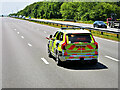 ST6688 : Rolling Road Block on the M5 near Tytherington by David Dixon