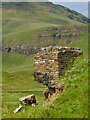 NG4759 : A Spectacle of Contrasts: The Brick Pier Defying Nature's Odds by the Red Fox Hill by Mick Garratt