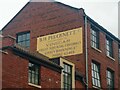 ST5871 : Old sign on the former B.H. Plucknett Vinegar Factory, Braunton Road by S