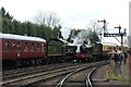 SO7192 : GWR 4555 arrives at Bridgnorth Station by Martin Tester