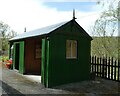 SN6878 : Waiting area, Aberffrwd station by David Smith