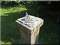 SE3643 : All Hallows, Bardsey: sundial (detail) by Stephen Craven