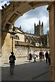 ST7564 : View to Bath Abbey by Philip Halling