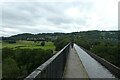 SJ2742 : Canal aqueduct above the River Dee by DS Pugh