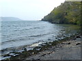 SH5772 : Shingle beach along the Menai Strait by Mat Fascione