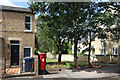 SP5105 : Post Box and Scooters, Marlborough Road by Des Blenkinsopp