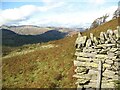 NY3301 : Wall corner below Black Crag by Adrian Taylor